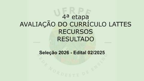 RESULTADO PÓS RECURSOS ETAPA 4